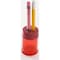 Oic Pencil/Crayon Sharpeners, 2 Hole, Oval, 8/BX, Red PK OIC30240BX - alternate 2